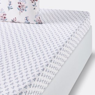 Hoeslaken in gewassen linnen, Jeanne