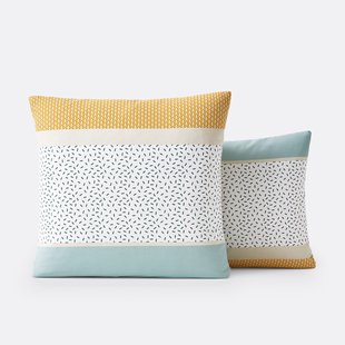 Kussensloop in katoen, Happy Stripes