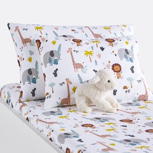 Kussensloop voor baby in biologisch katoen, Henri