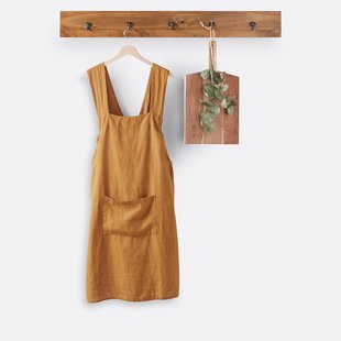 Japanse schort, gewassen linnen Victorine