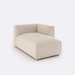 Omvormbare longchair geribd fluweel, Seven