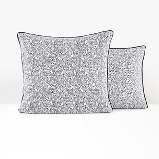 Kussensloop in gewassen katoen, Leafbird