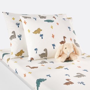 Kussensloop in katoen, Dino Pop