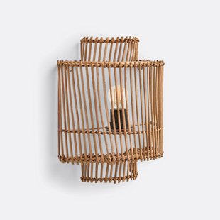 Wandlamp in rotan, Haya