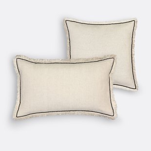 Kussensloop linnen/katoen, Menorca