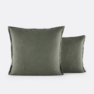 Kussensloop in gewassen linnen Linot