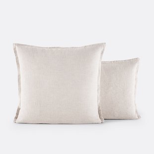 Kussensloop in gewassen linnen Linot