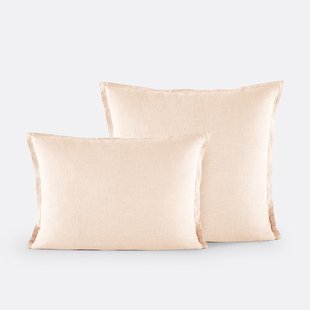 Kussensloop in gewassen linnen Linot