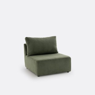 Modulaire bank geribd fluweel, Monica