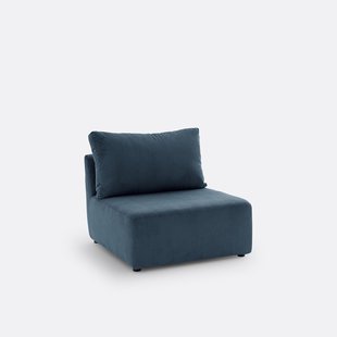 Modulaire bank geribd fluweel, Monica