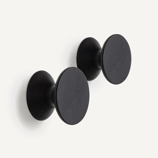 Set van 2 kapstokken in massief eikø 8 cm, Arame