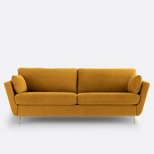 4- of 5-zits velours slaapbank Topim