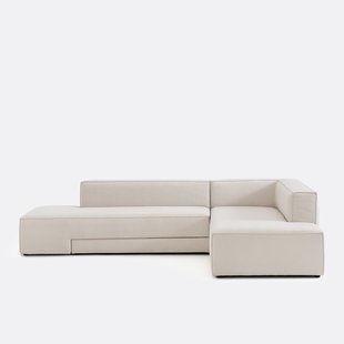 Omvormbare hoekbank in polyester, Ginosa