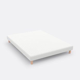 Witte boxspring met 12 latten