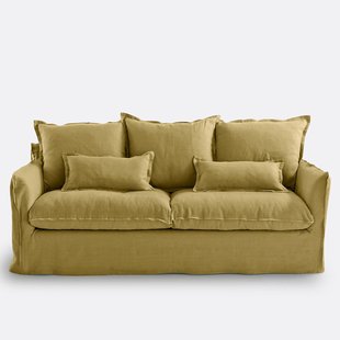 Bank 2-, 3-, 4- of 5-zits, in kreukellinnen, Odna