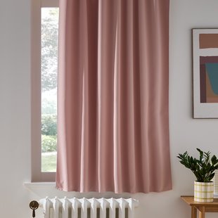 Verduisterend radiator gordijn met fronsjes, Voda