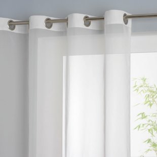 Radiator gordijn met oogjes, Limpo