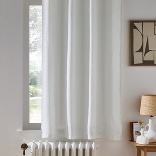 Onega gewassen linnen verduisterend radiatorgordijn