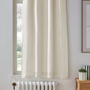Onega gewassen linnen verduisterend radiatorgordijn