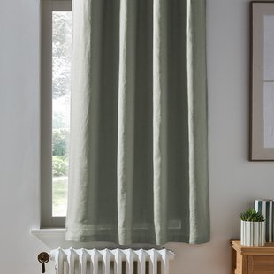 Onega gewassen linnen verduisterend radiatorgordijn