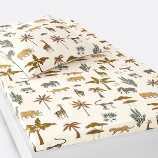 Hoeslaken, 30% recycled katoen, Papangue