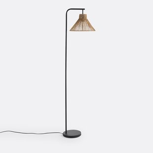 Voetlamp in metaal en hennep, Yaku