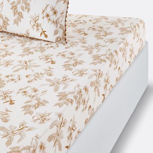 Hoeslaken in gewassen katoen, omslag 30 cm, Granadille