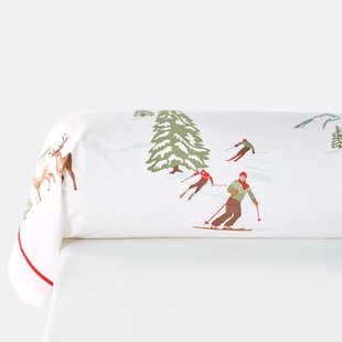 Bolstersloop in perkalkatoen, St Moritz