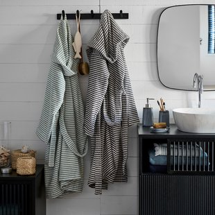 Badjas met kap in bouclé badstof 400 g/m², Malo