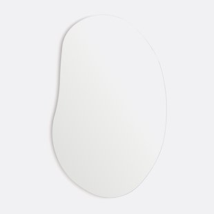 Spiegel, organisch vorm, H100 cm, Biface