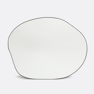 Spiegel, organische vorm 120x100 cm, Ornica