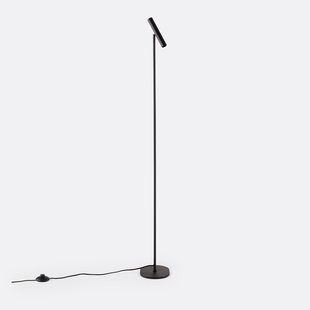 Voetlamp/leeslamp in ijzermetaal, richtbaar, Joha