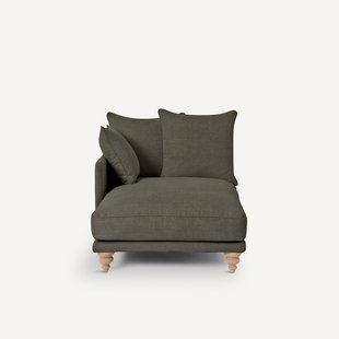 Long chair in katoen/linnen, LAZARE