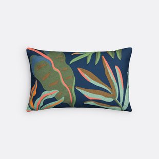 Rechthoekige kussenhoes, geborduurd, Joao