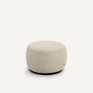 XL voetenbank in linnen fluwelen, Rosebury, ontwerp door Emmanuel Gallina