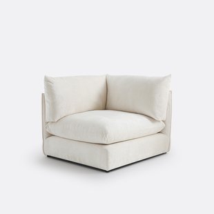 Modulaire bank in getextureerd fluweel, Malo