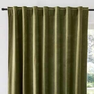 Thermisch gordijn in fluweel met verdekte lussen, Velvet