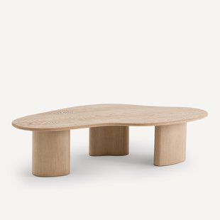 Salontafel, gezandstraald eikenhout en fineer, Phlu