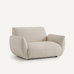 Fauteuil in canvas stof, Spogano