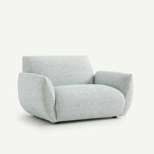 Fauteuil in canvas stof, Spogano