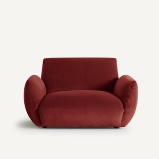 Fauteuil in fluweel, Spogano
