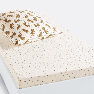 Hoeslaken, 30% recycled katoen, Tigris