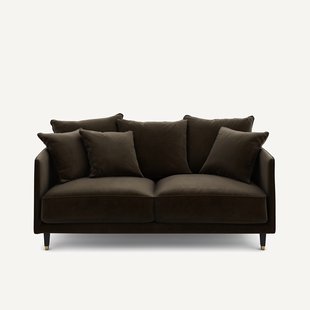 3-zits compacte fluwelen zetel, Lazare