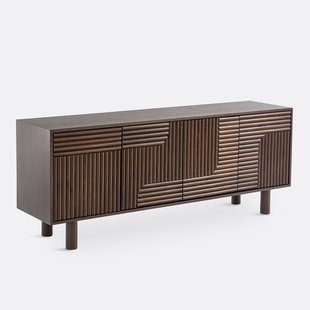 Buffetkast, 4 deuren, massief dennenhout, Sevan