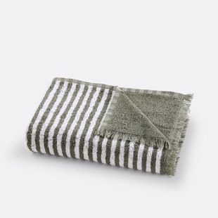 Maxi badlaken in badstof 500 g, gestreept, Arzon