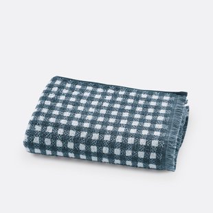 Handdoek in badstof 500g, vichy motief, Dinan