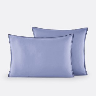 Kussensloop in gewassen satijnkatoen, Victor, effen