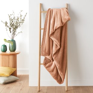 Plaid in fleece en sherpa, Maxine