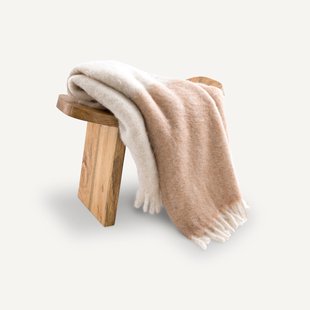 Bicolor plaid, wol en polyamide, Tzara