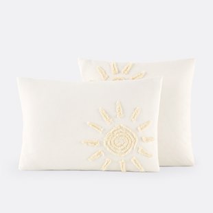 Kussensloop in getuft katoen, Melenaos